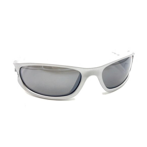 Carrera Sport Keramiko 9NS Silver Wrap Sunglasses Gray Lens 60-18 130 Men Women - Picture 1 of 12